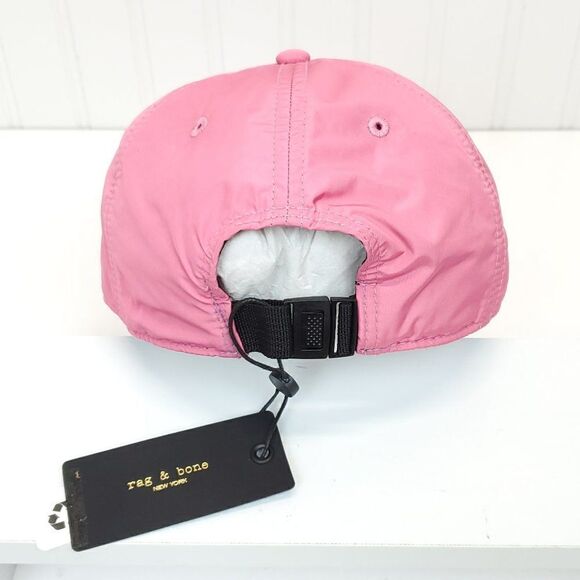 Rag & Bone Addison Baseball Cap in Magenta main image 13